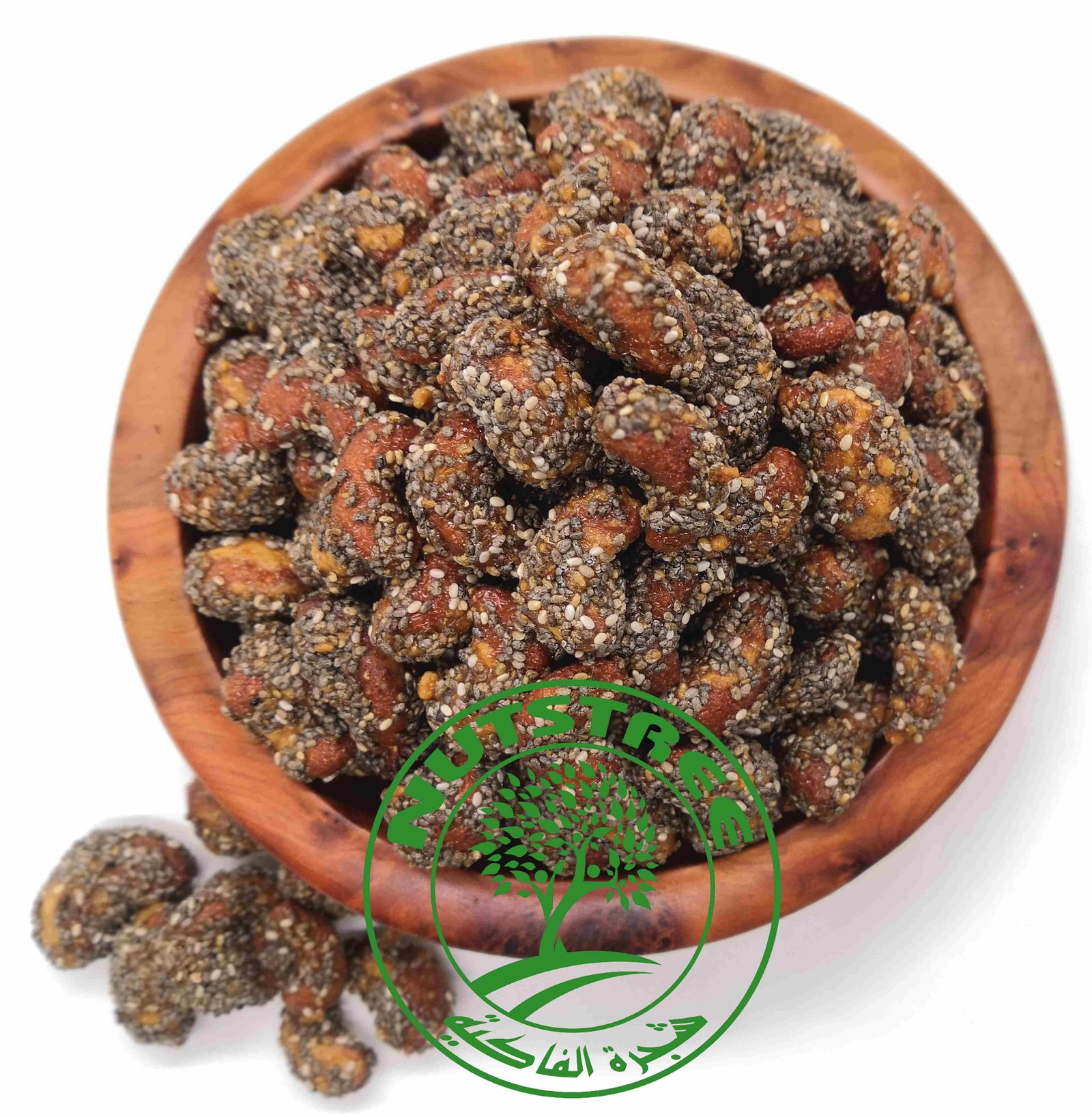 noix de cajou caramélisées chia الكاجو المكرمل والشيا