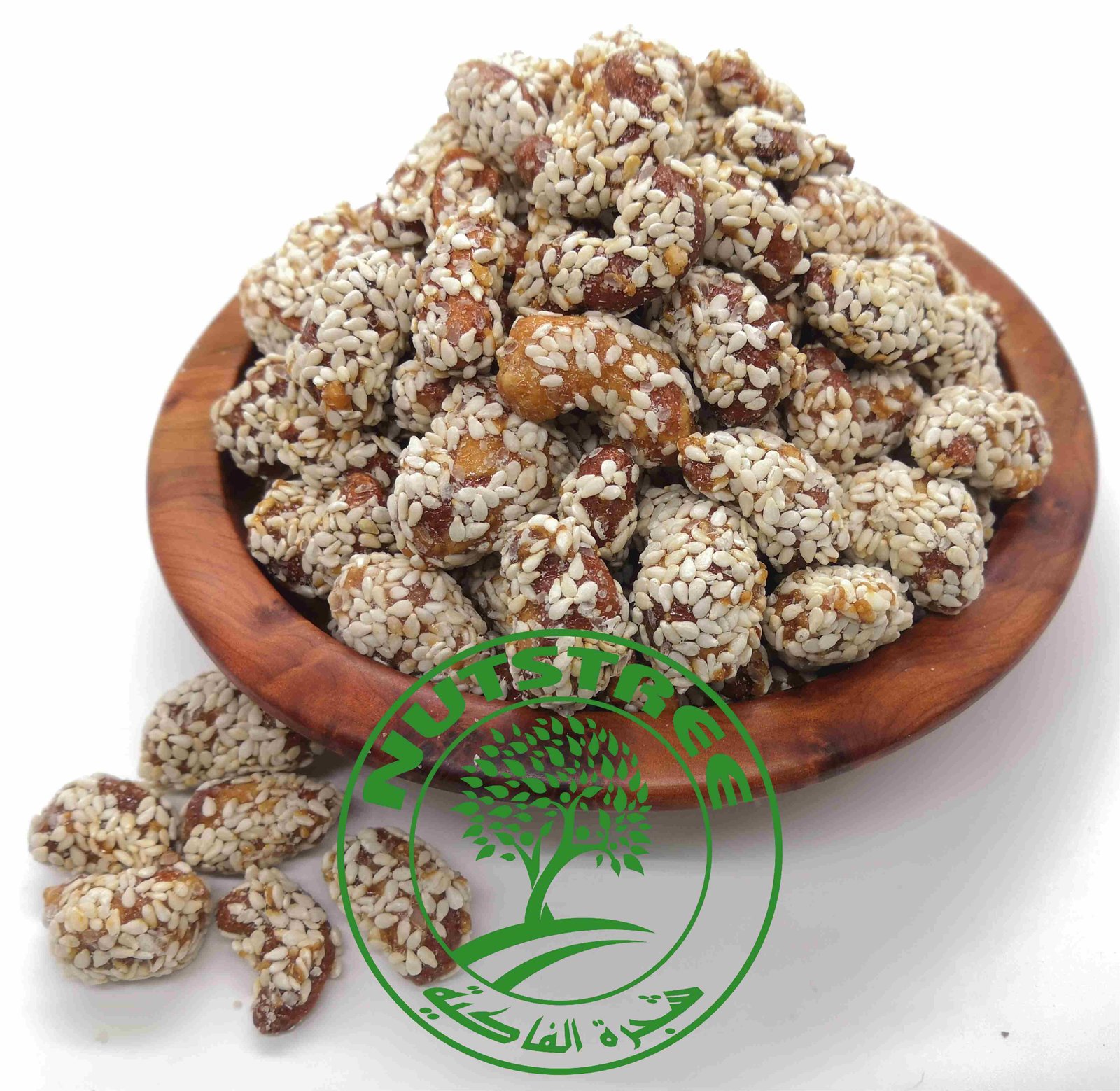 noix de cajou caramélisées sésame الكاجو المكرمل بالسمسم