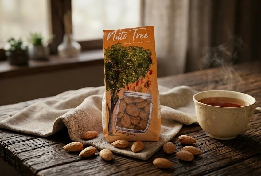 Amandes beldi grillées - لوز بلدي محمص