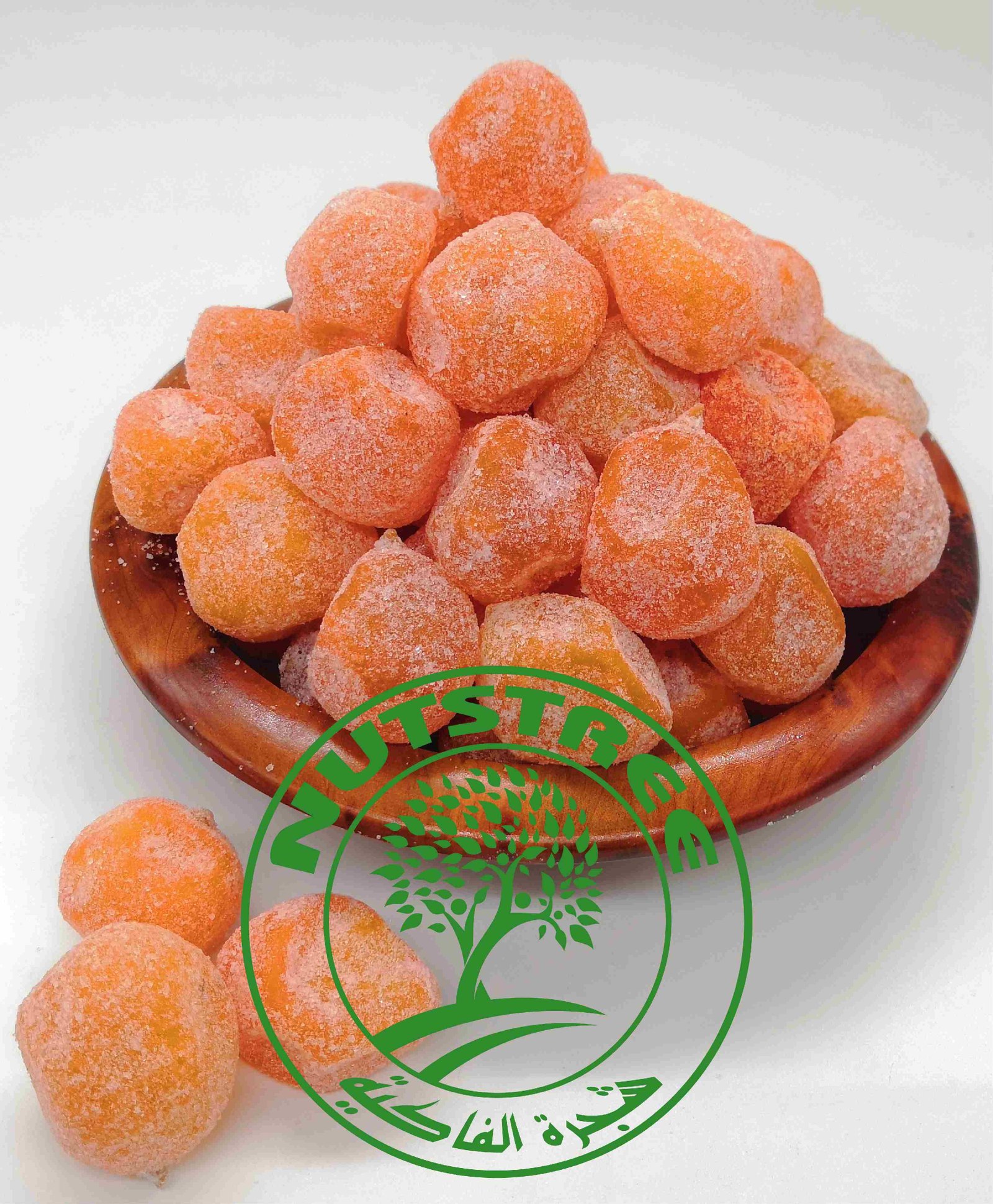petites oranges séchées avec du sucre برتقال صغير مجفف بالسكر